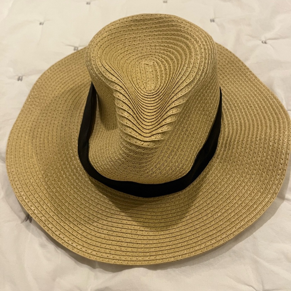 NWT J Crew Packable straw hat.